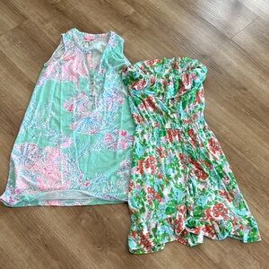 Lot of (2) Preowned Lilly Pulitzer dresses